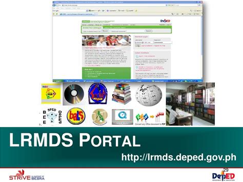 http //lrmds.deped.gov.ph|MATATAG PORTAL.
